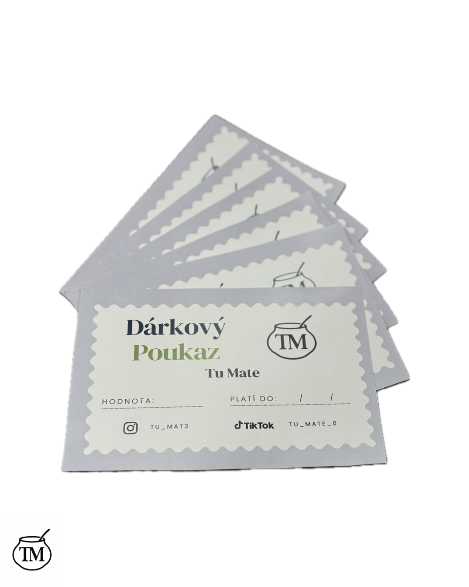 Darovací poukaz Tu Mate – 500 Kč